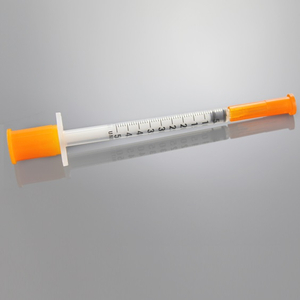 Siringhe per insulina monouso approvate CE/ISO da 0,5 ml con ago fisso (MT58005015)