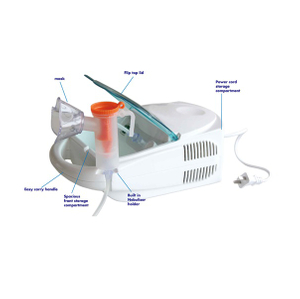 Nebulizzatore silenzioso elettrico medico portatile del compressore di vendita calda approvato CE/ISO (MT05116103)