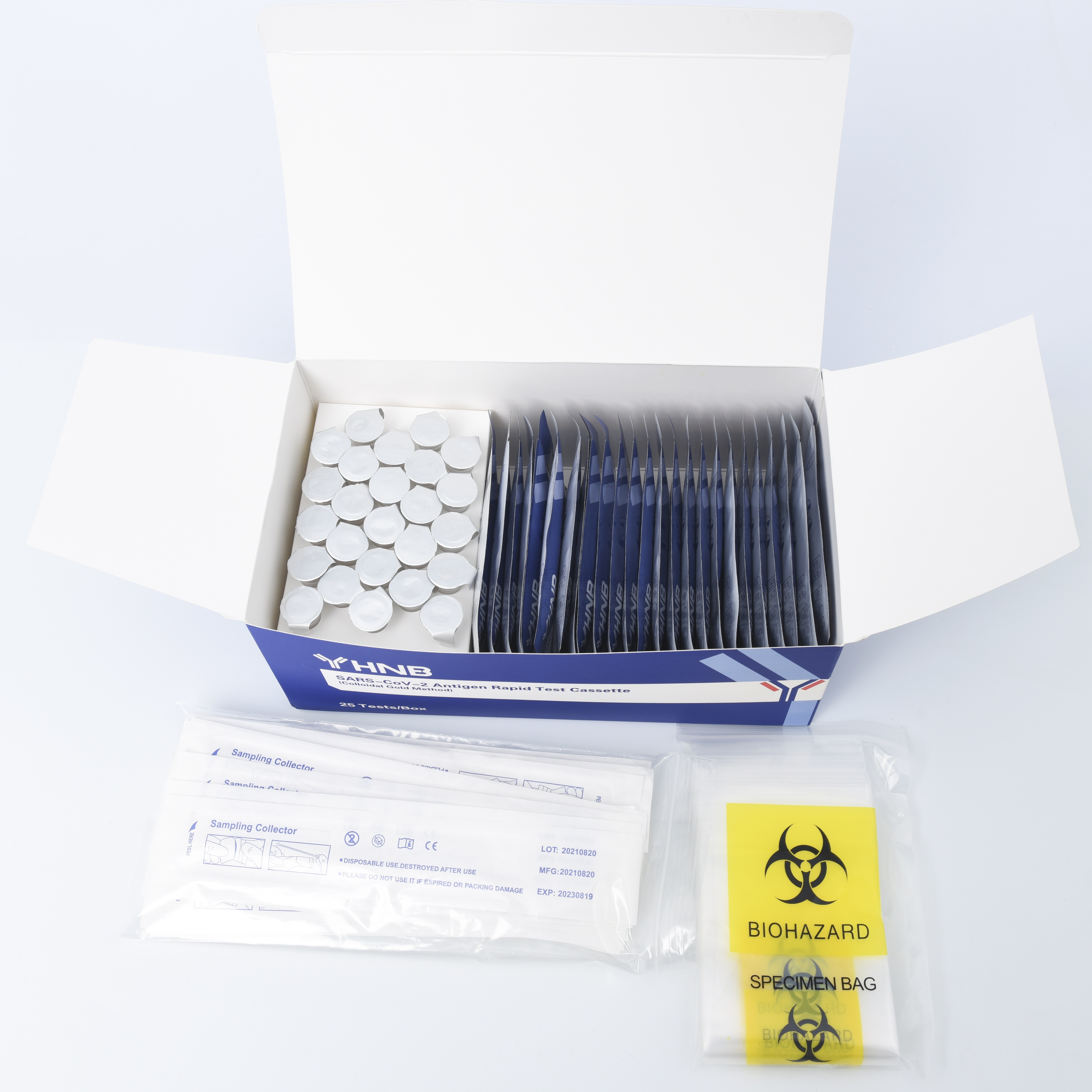 Cassetta del test rapido dell'antigene del rinofaringe SARS-CoV-2