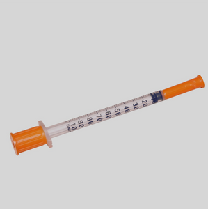 Siringhe per insulina monouso approvate CE/ISO da 1 ml con ago fisso (MT58005016)