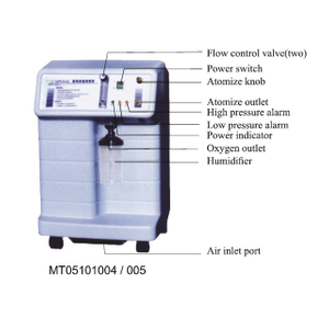 Funzione di temporizzazione Assistenza sanitaria Potente concentratore di ossigeno da 4 litri (MT05101004)