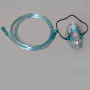 Maschera per ossigeno standard per adulti approvata CE/ISO con tubo (MT58027001)